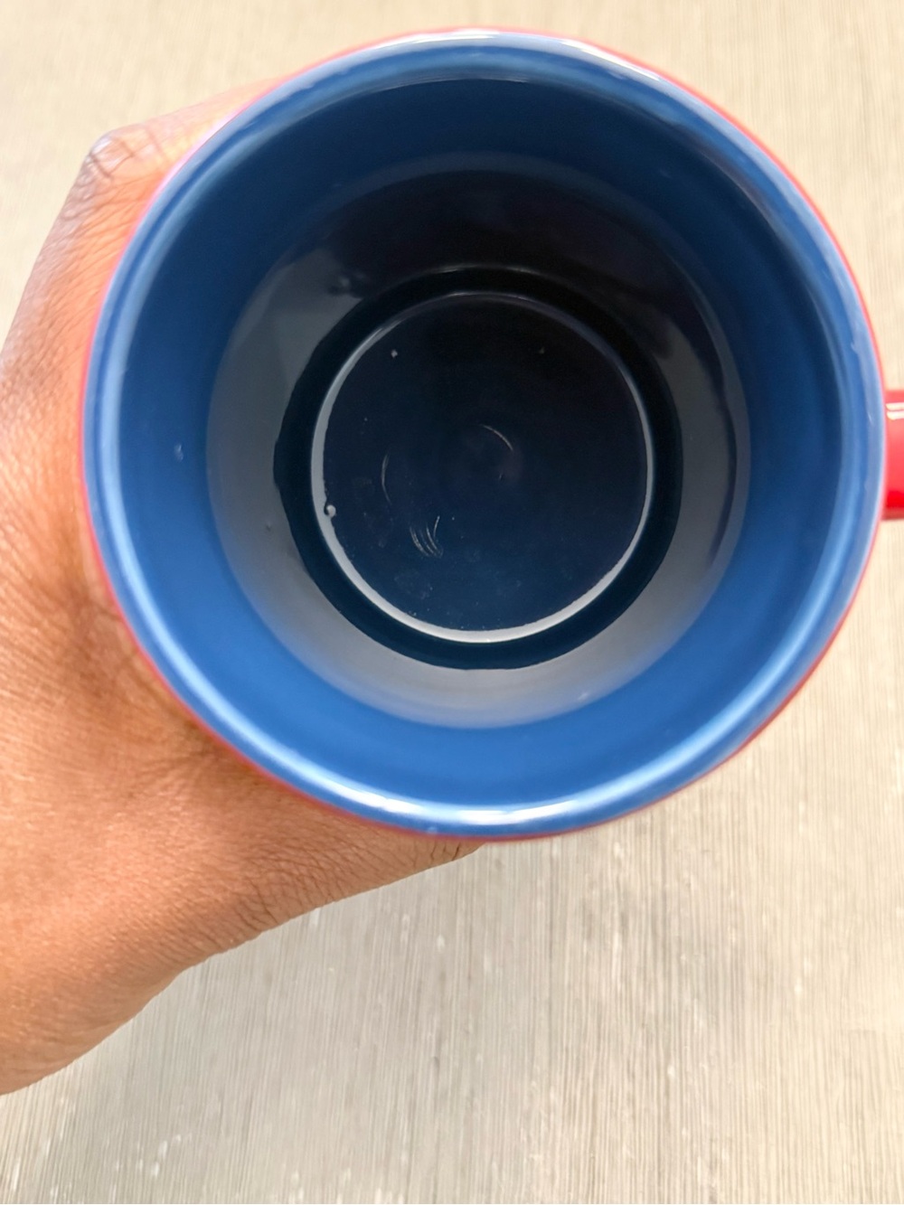 New England Patriots Red Coffee Mug Embossed Logo Official NFL Licensed Fan Gift - Picture 7 of 7